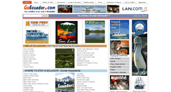 Desktop Screenshot of goecuador.com